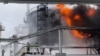 RUSSIA-UKRAINE-CONFLICT-OIL-ACCIDENT