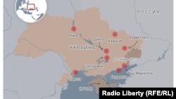 Города в Украине, по которым были нанесены 24 февраля российские удары