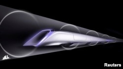 Набросок транспортной системы Hyperloop 